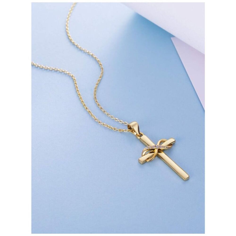 Necklace Infinity Cross Forever Cross Pendant Eternal Love Spiritual Jewelry
